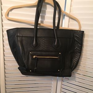 Large satchel tote purse